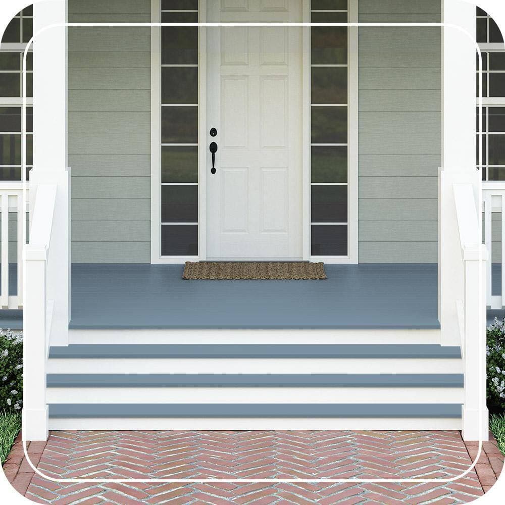 BEHR PREMIUM #MS-76 Textured Low-Lustre Enamel Interior/Exterior Porch and Patio Anti-Slip Floor Paint (2)