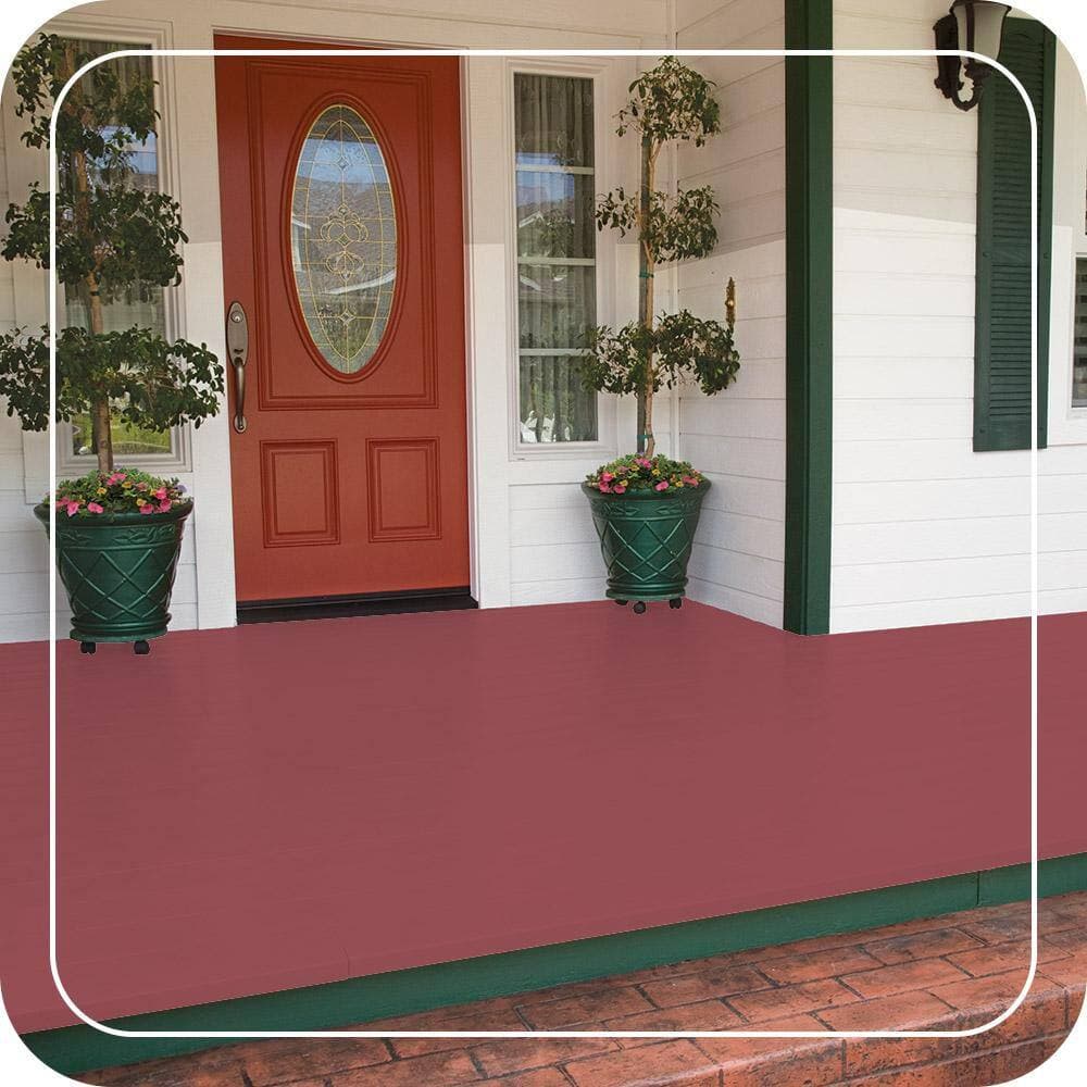 BEHR PREMIUM #BIC-33 Low-Lustre Enamel Interior/Exterior Porch and Patio Floor Paint (2)