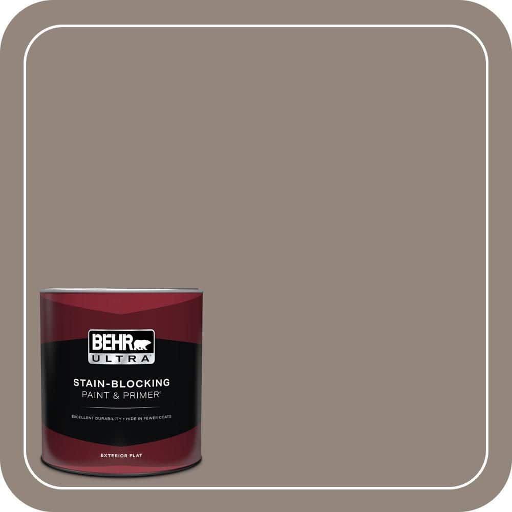 BEHR ULTRA 1 qt. #T14-8 Film Fest Flat Exterior Paint & Primer