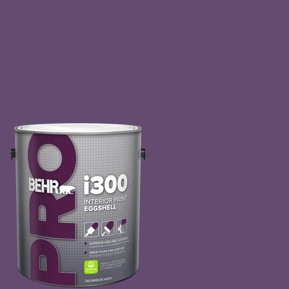 BEHR PRO 1 gal. #S-G-670 Deep Violet Eggshell Interior Paint