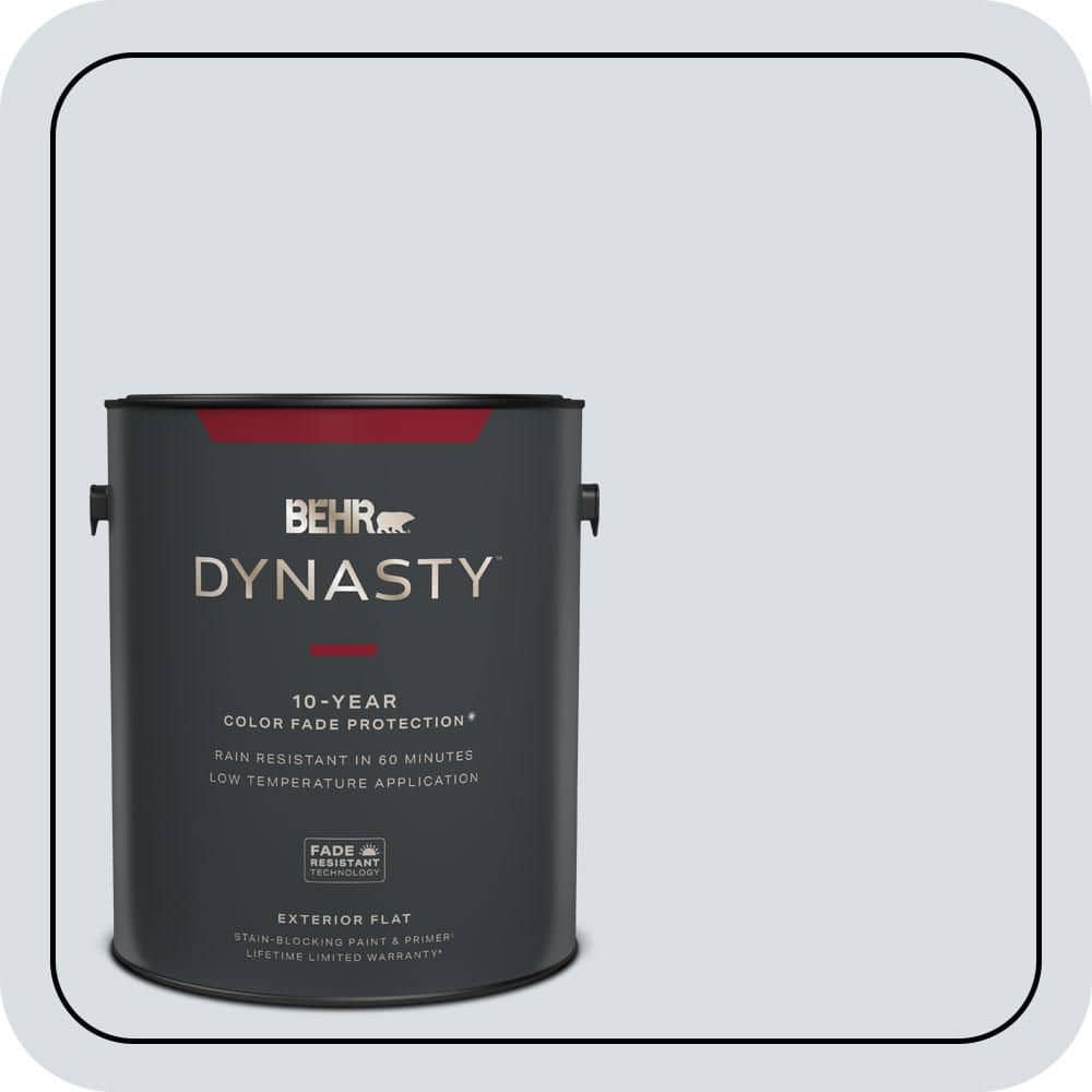 BEHR DYNASTY 1 gal. #MQ3-26 Mainsail Flat Exterior Stain-Blocking Paint & Primer
