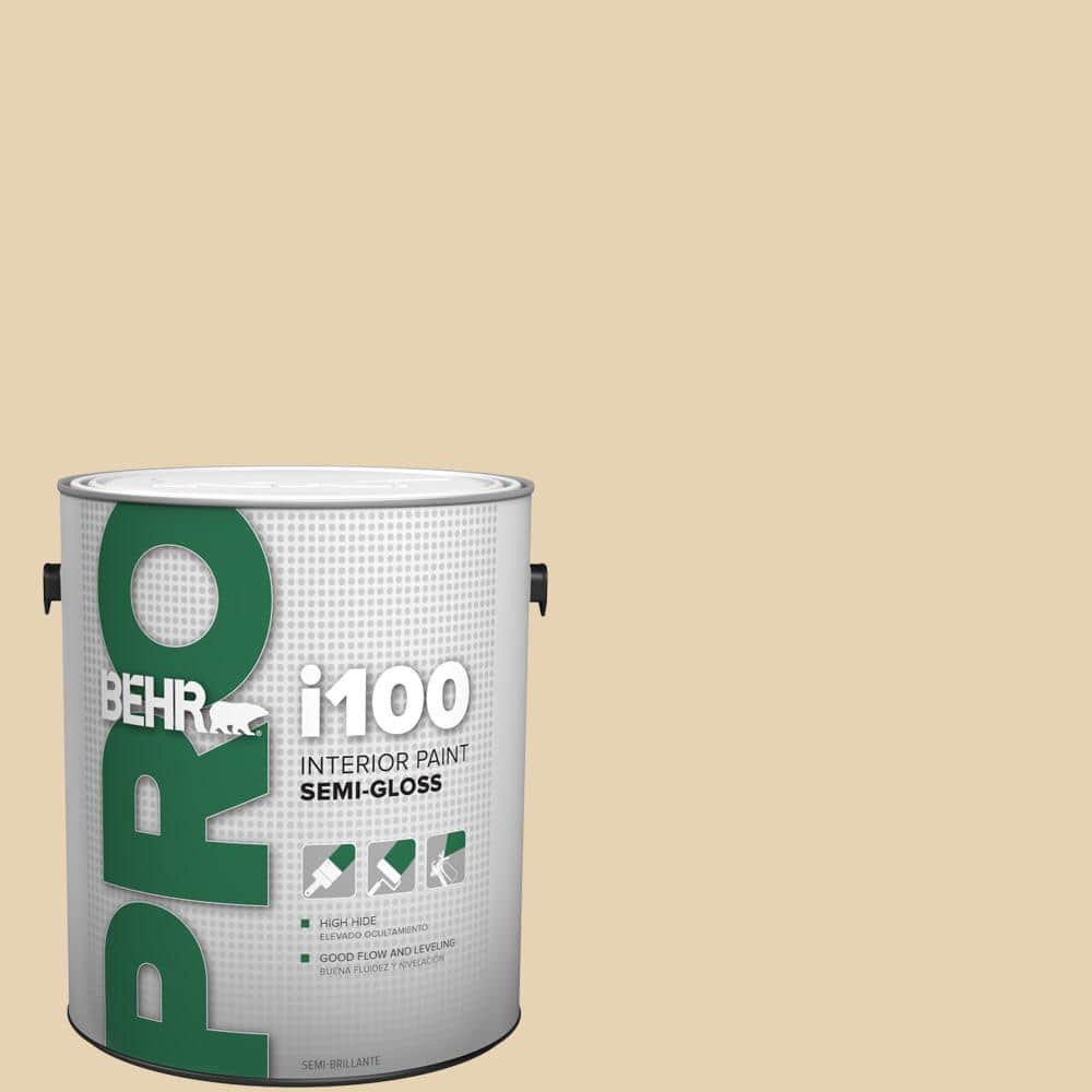 BEHR PRO 1 gal. #S310-2 Journal White Semi-Gloss Interior Paint