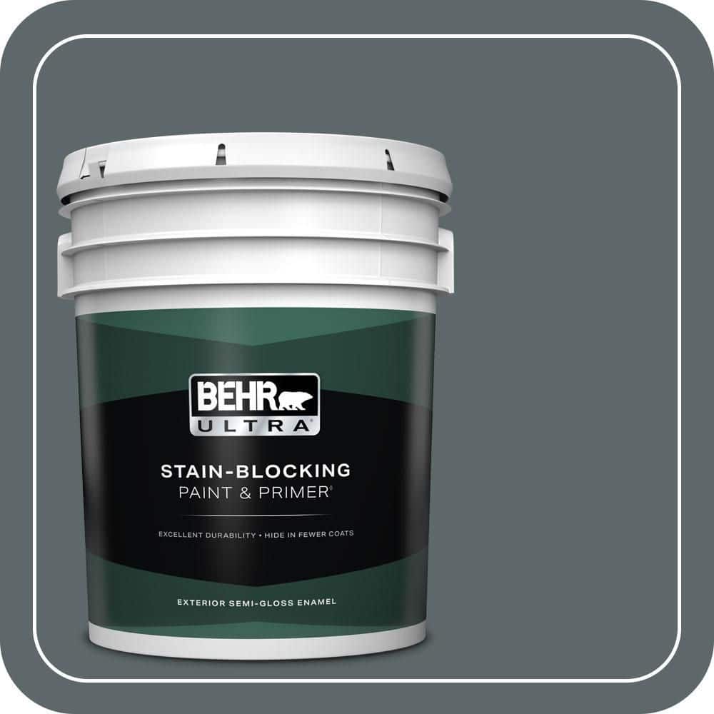 BEHR ULTRA 5 gal. #PPU25-20 Le Luxe Semi-Gloss Enamel Exterior Paint & Primer