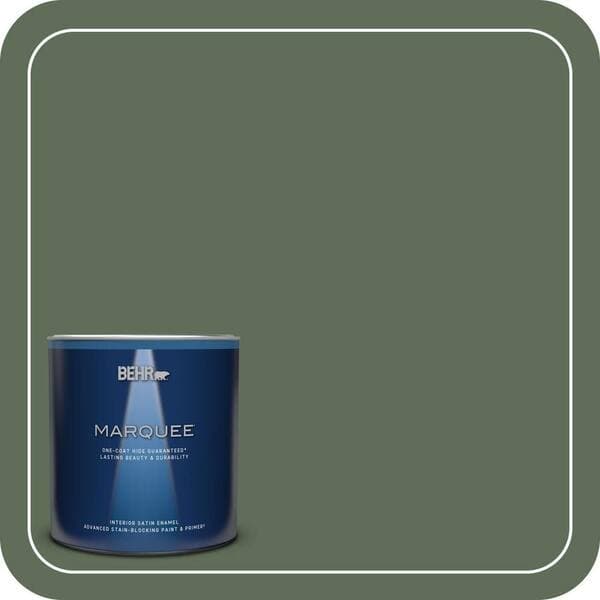 BEHR PREMIUM PLUS #PPU11-01 Royal Orchard Flat Interior/Exterior Paint & Primer Color Sample (3)
