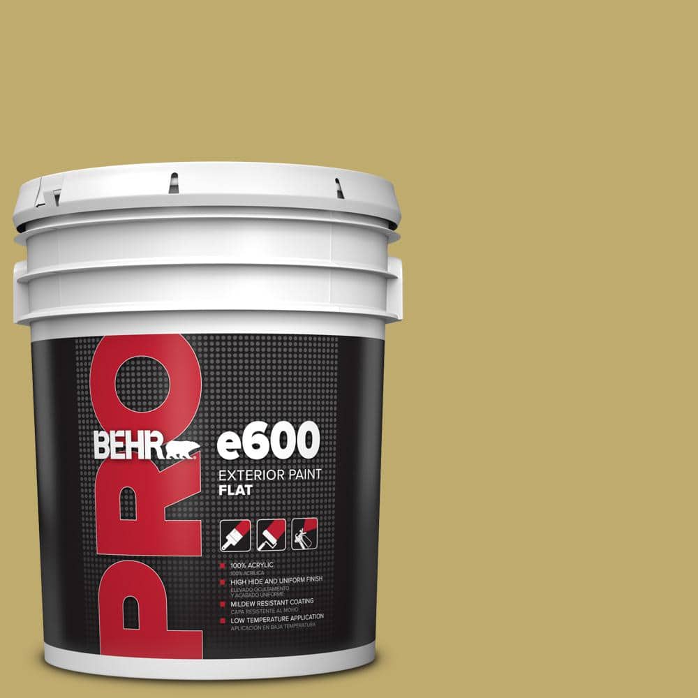 BEHR PRO 5 gal. #M310-5 Chilled Wine Flat Exterior Paint