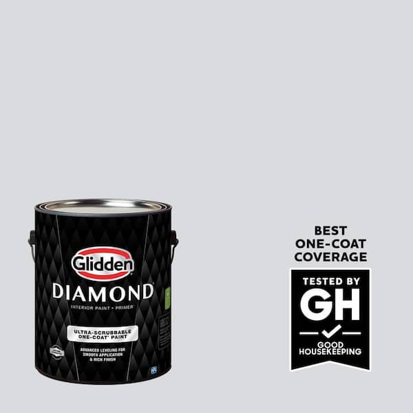 Glidden Diamond 1 gal. #PPG1168-2 Cumberland Fog Eggshell Interior Paint with Primer (2)