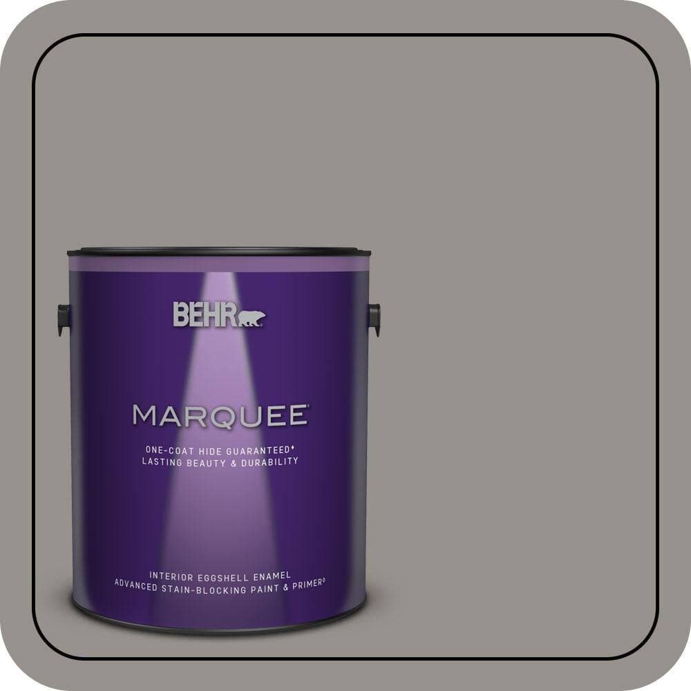 BEHR MARQUEE 1 gal. #PPU18-16 Elephant Skin One-Coat Hide Eggshell Enamel Interior Paint & Primer