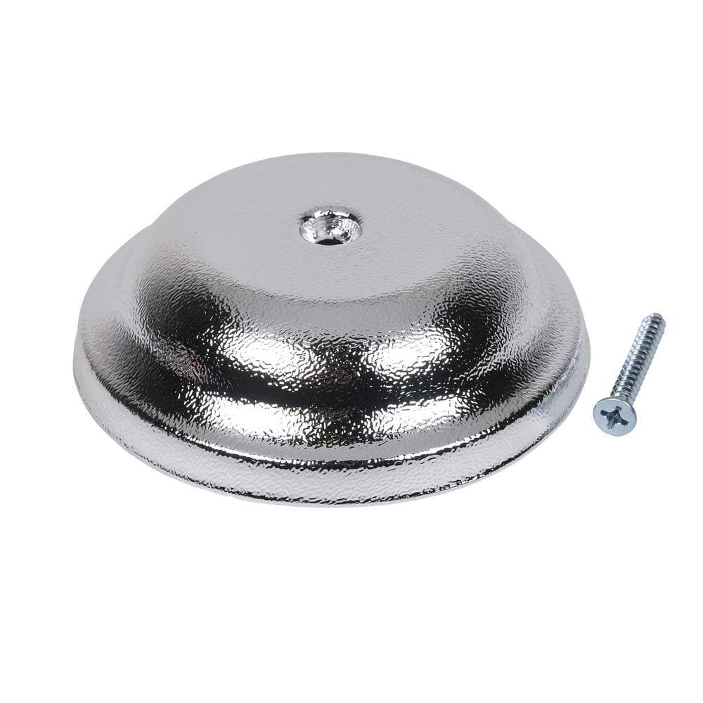 Oatey 5 in. Plastic Bell Cleanout Cover Plate in Chrome (3)