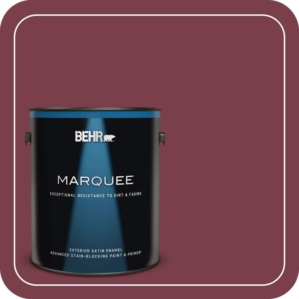 BEHR MARQUEE 1 gal. #S-H-110 Wine Tasting Satin Enamel Exterior Paint & Primer