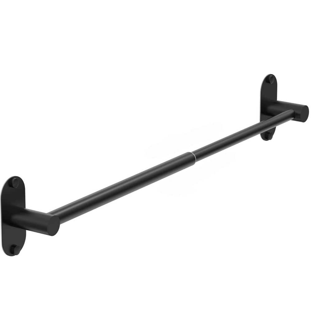 Wudkey 1-Pack Adjustable 14.4 in. to Self-Adhesive Screw Mounted Towel Bar (1)