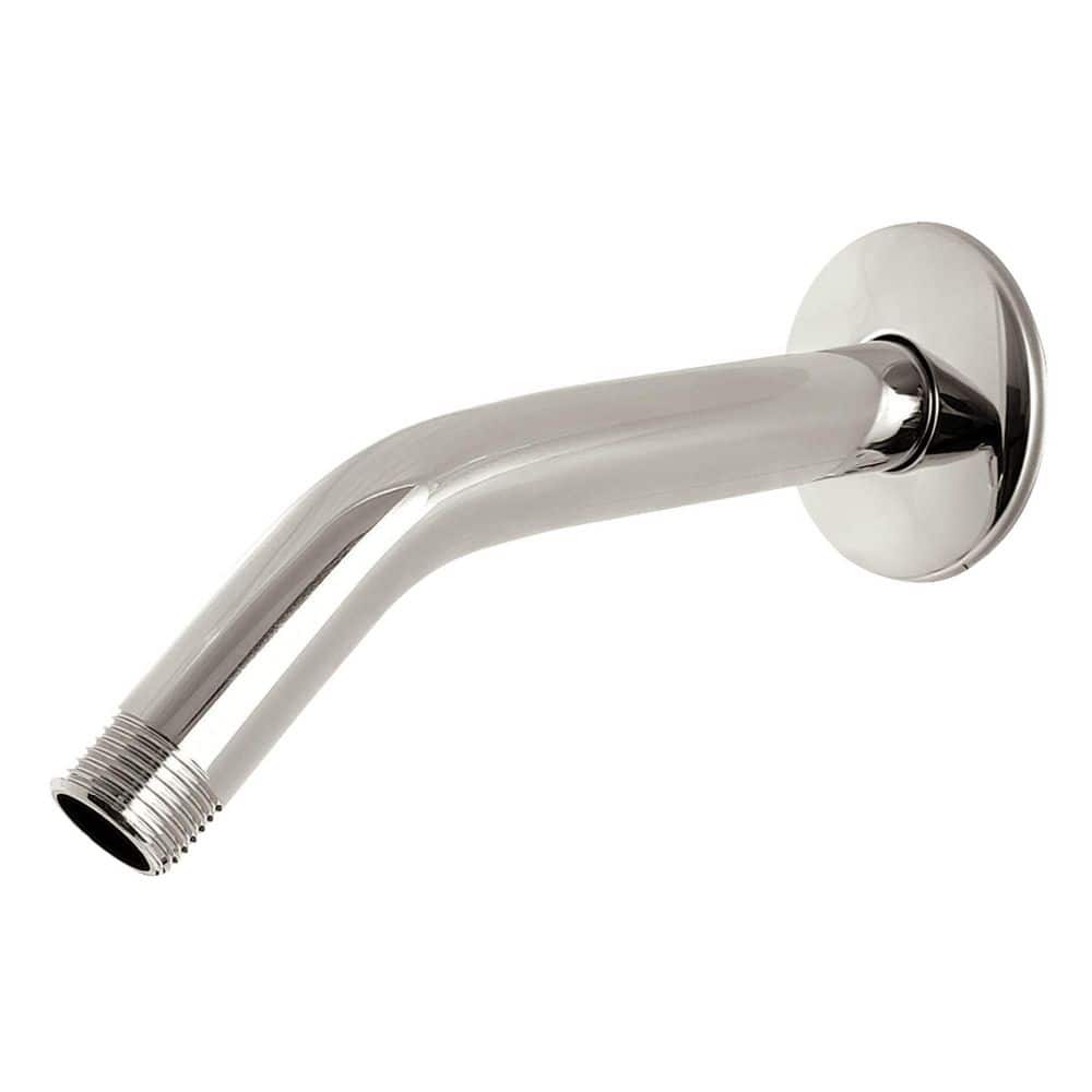 Kingston Brass 8 in. Shower Arm with Flange in Polished Nickel