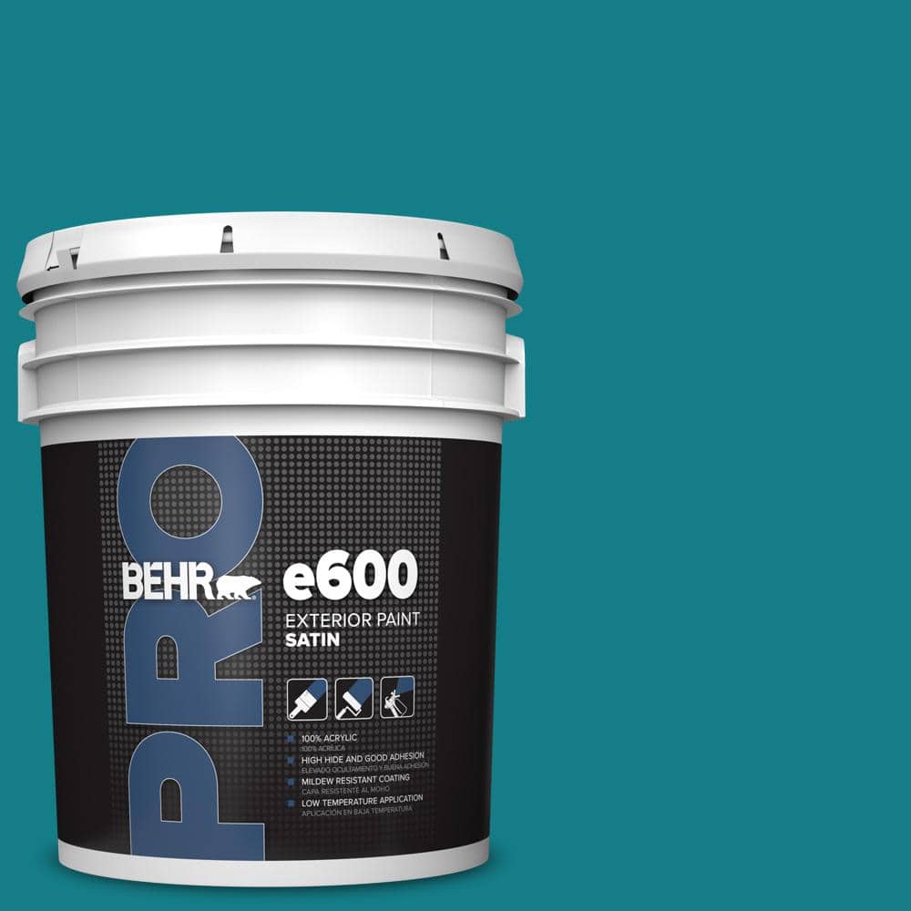 BEHR PRO 5 gal. #PPU13-01 Caribe Satin Exterior Paint