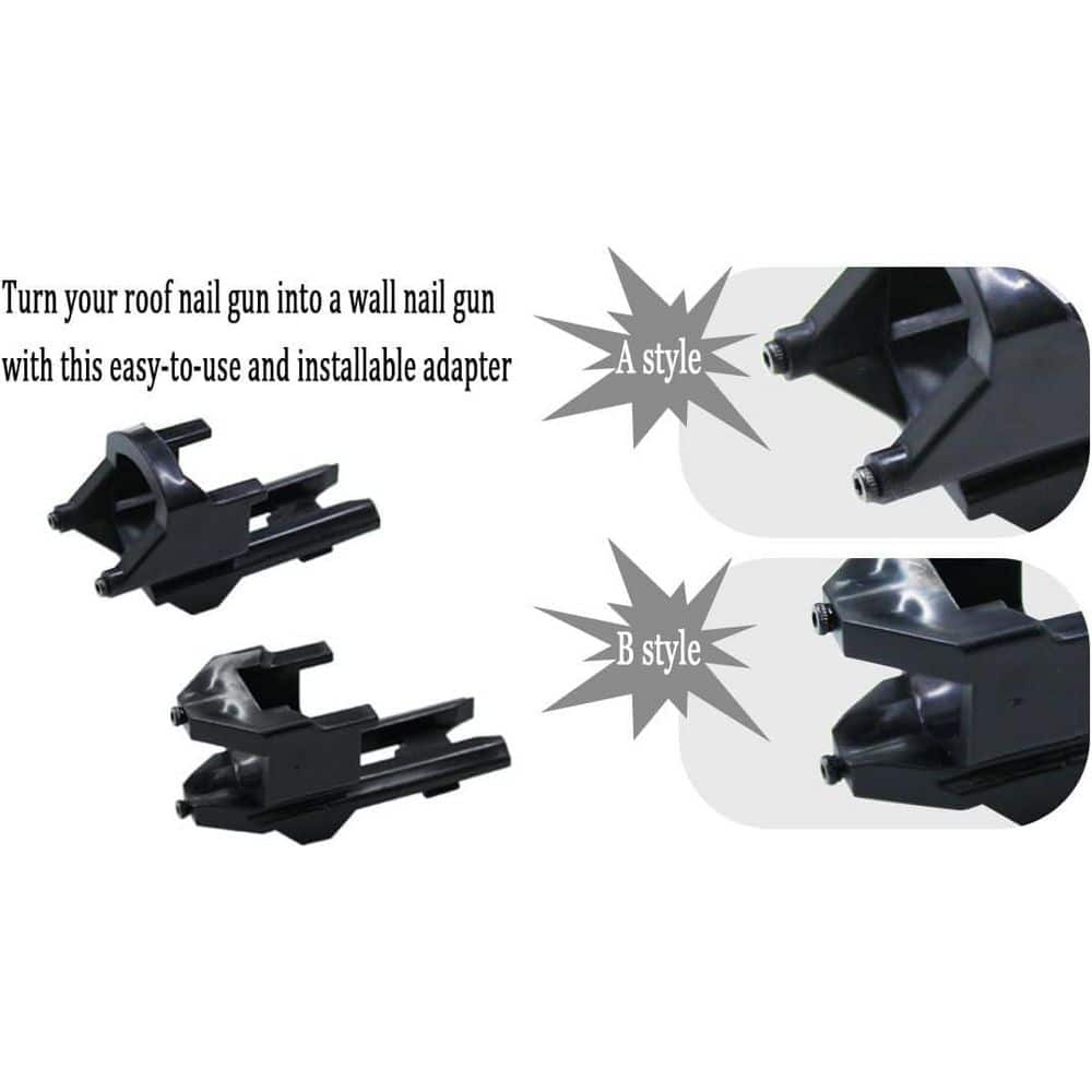 Unbranded 4-Pack Vinyl Siding Adapter Tips for 20V Cordless Roofing Nailers, Durable Construction, Compatible with DCN45RN Series (3)