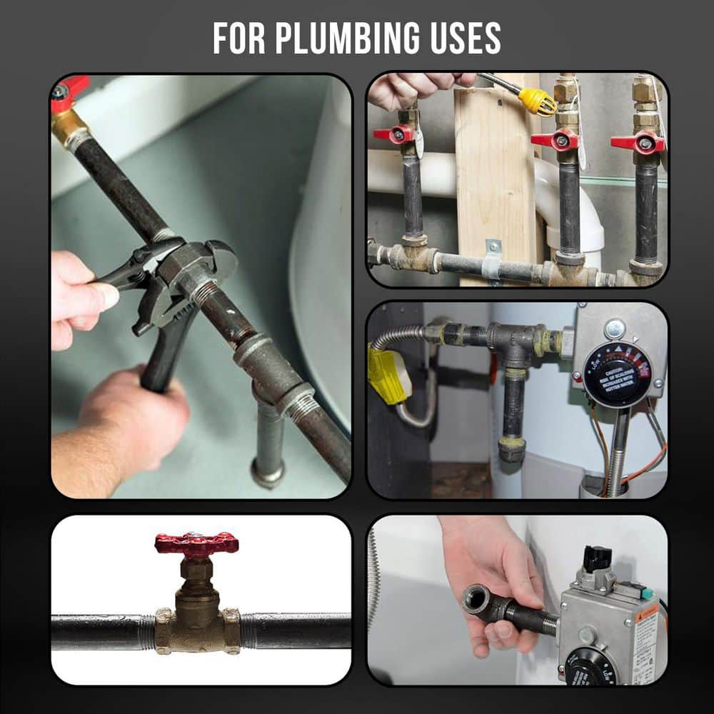 PLUMBFLEX 3/4 in. Black Steel Pipe Nipple Assortment, Includes Pipes- 6 of each Length 1 in.- 6 (4)