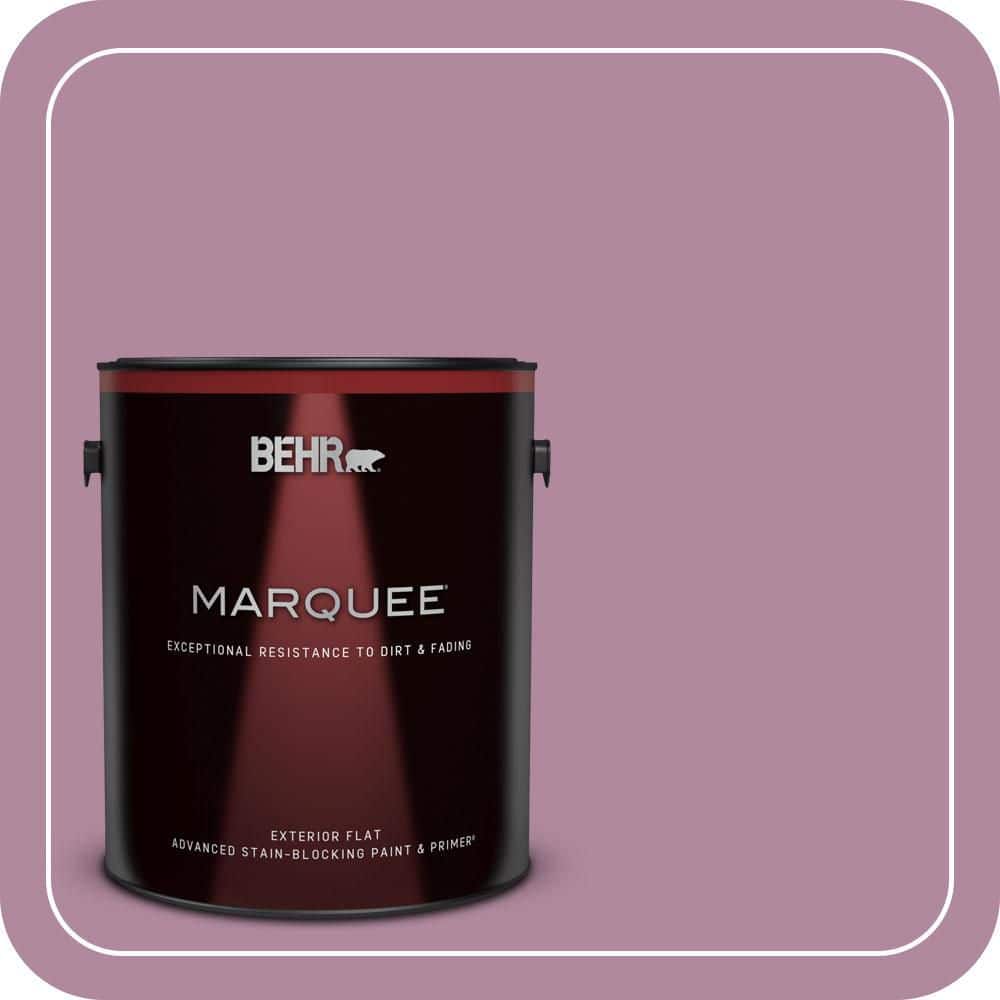 BEHR MARQUEE 1 gal. #690D-5 Winsome Rose Flat Exterior Paint & Primer (1)