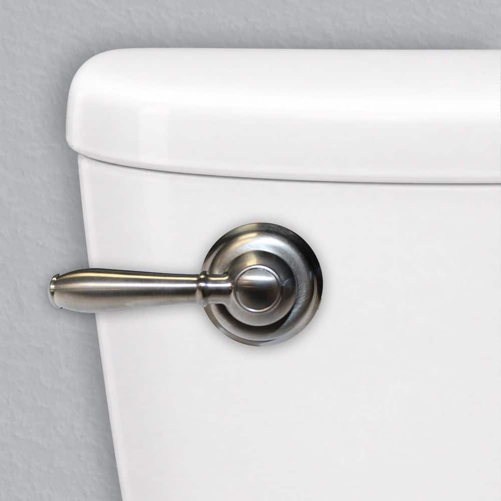 Korky StrongARM Toilet Handle and Lever-Fits Front, Side, Angled, Left, and Right Mount Toilets - Brushed Nickel, Faucet Styl (1)