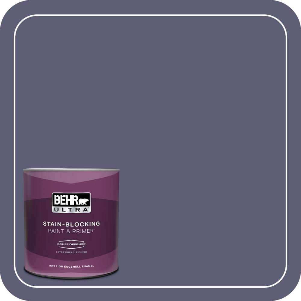 BEHR ULTRA 1 qt. #S560-6 Blue Blood Extra Durable Eggshell Enamel Interior Paint & Primer