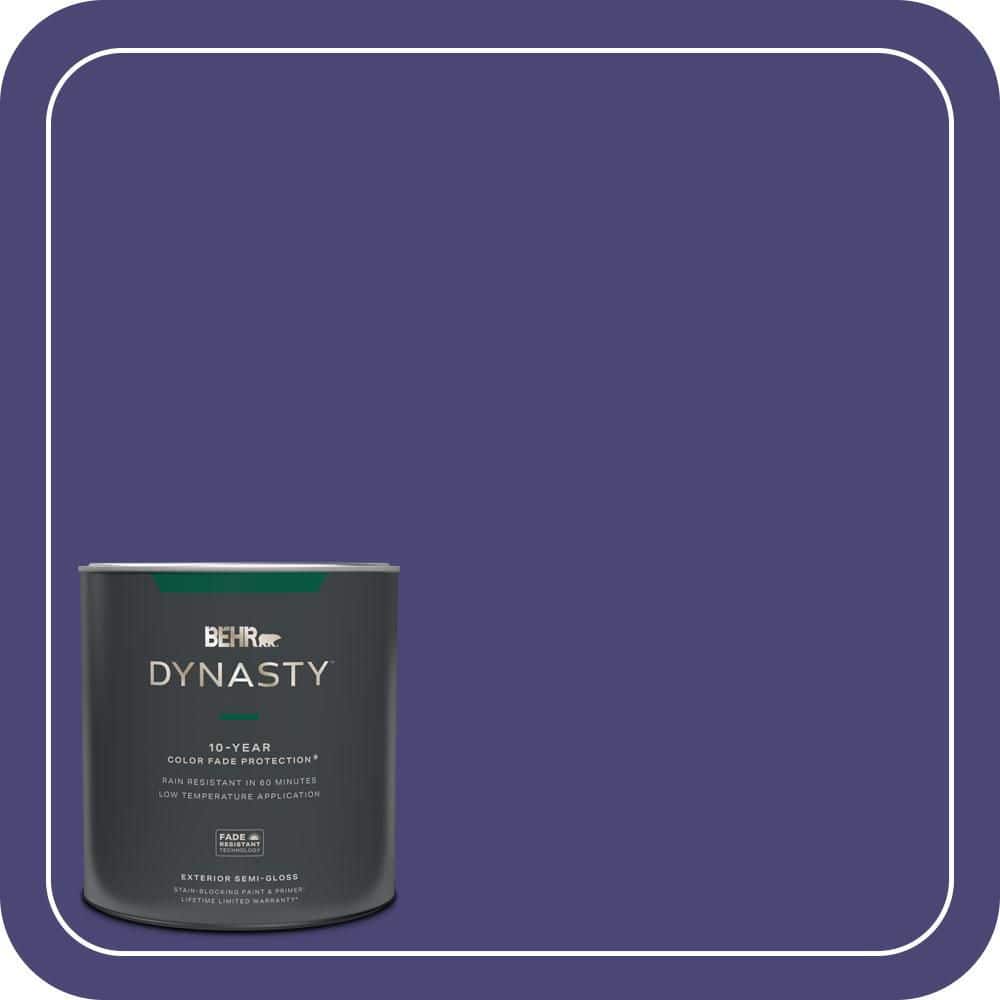 BEHR DYNASTY 1 qt. #MQ5-43 Dramatist Semi-Gloss Exterior Stain-Blocking Paint & Primer