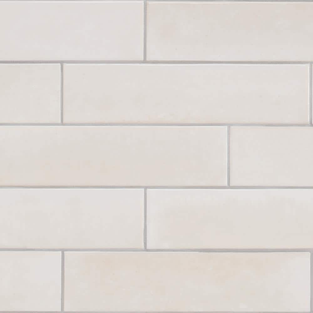 Daltile LuxeCraft Arteko Antique White 3 in. x 12 in. Glazed Ceramic Wall Tile (12 sq. ft./Case) (2)