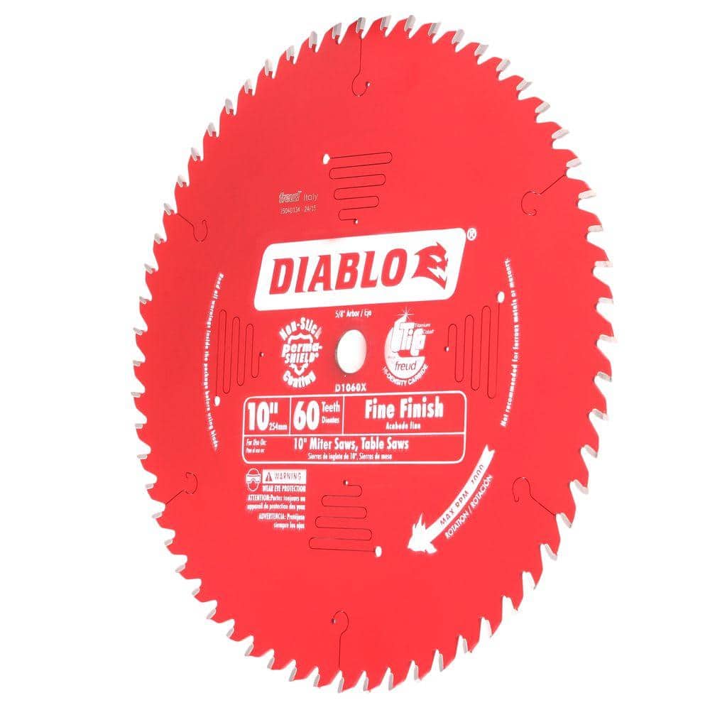 DIABLO 10in. x 60-Tooth Fine Finish Saw Blade for Wood (3)