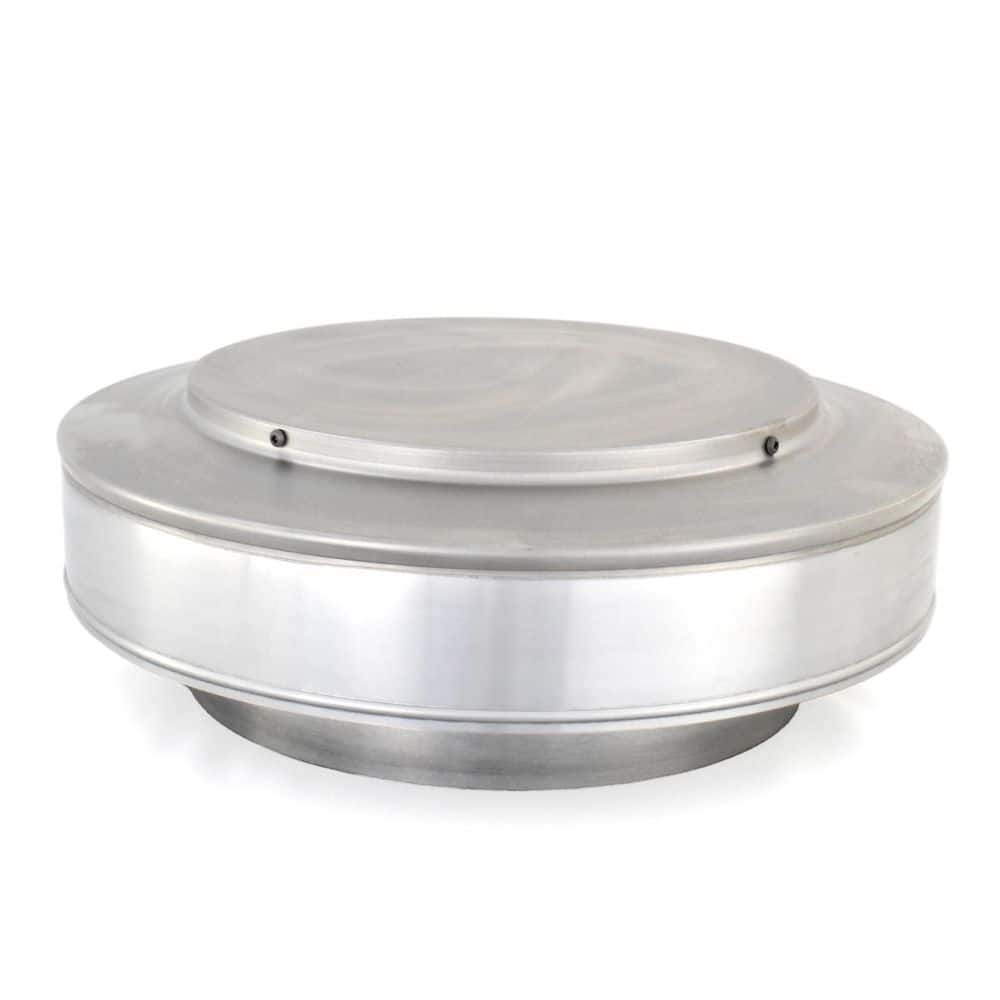Active Ventilation 10 in. Dia. Aluminum Vent Pipe Cap in Mill Finish