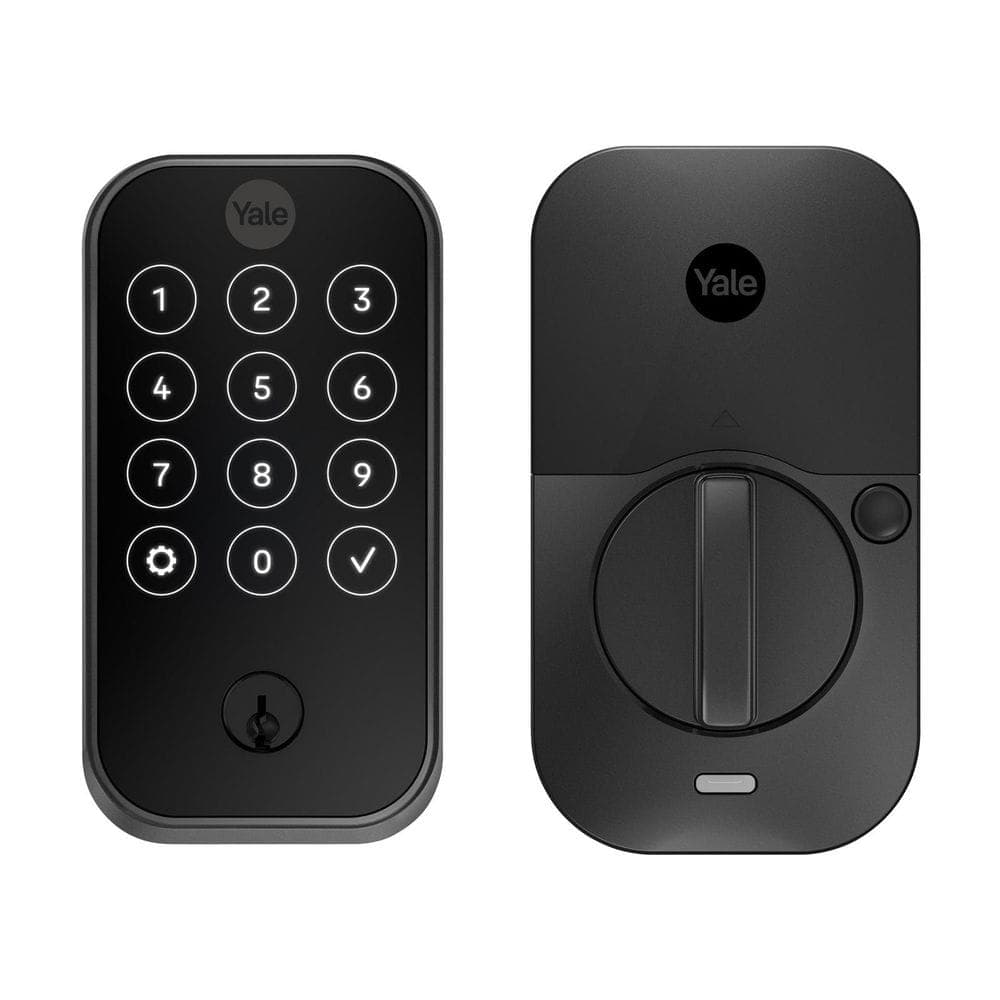 Yale Assure Lock 2; Smart Door Lock with WiFi and Touchscreen Keypad; Black Suede