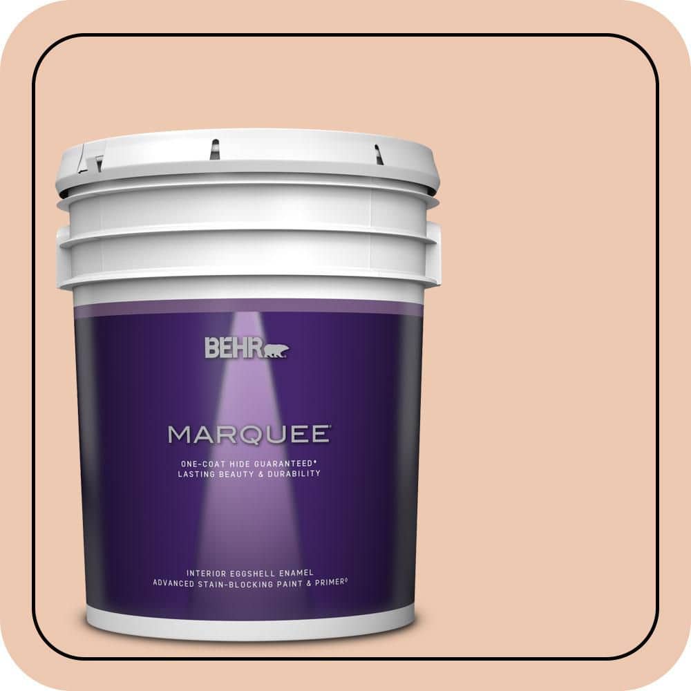 BEHR MARQUEE 5 gal. #MQ3-39 Sweet Pastel One-Coat Hide Eggshell Enamel Interior Paint & Primer