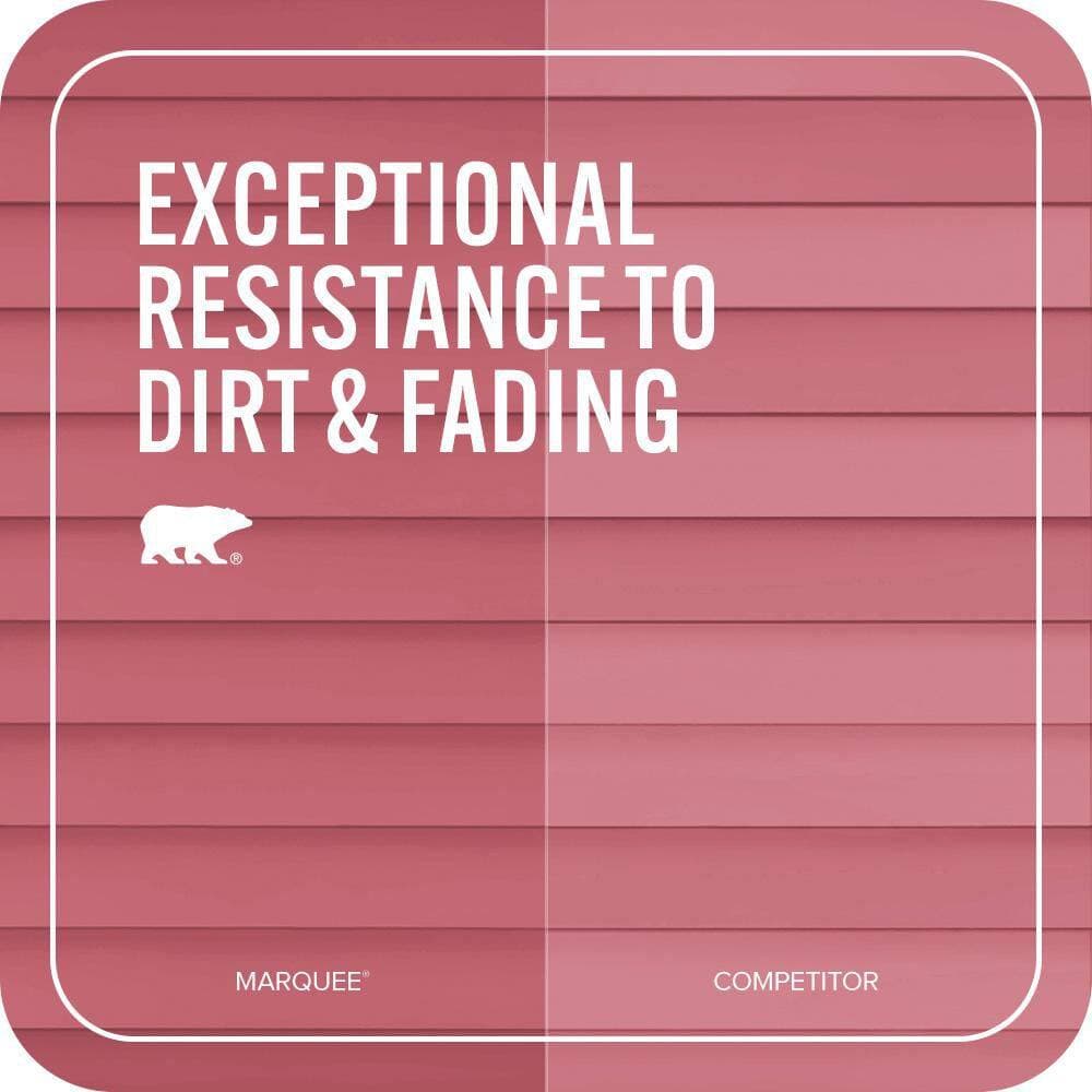 BEHR MARQUEE 5 gal. #MQ4-01 Candy Drop Flat Exterior Paint & Primer (4)