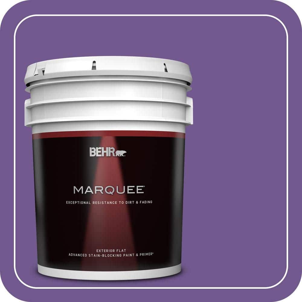 BEHR MARQUEE 5 gal. #P570-6 Classic Waltz Flat Exterior Paint & Primer
