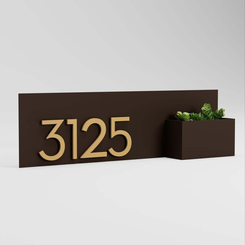 POST & PORCH Vista View Rectangle Address Planter (2)