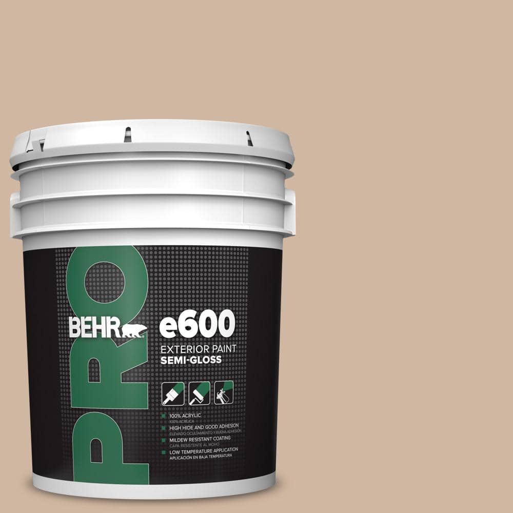 BEHR PRO 5 gal. #N240-3 Sonoran Desert Semi-Gloss Acrylic Exterior Paint