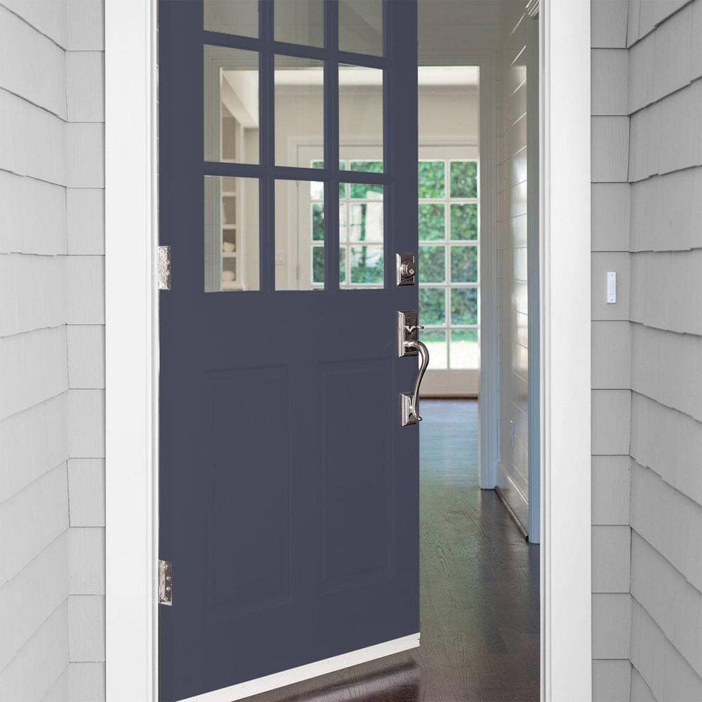 Glidden Premium Black Flame PPG1043-7 Exterior Latex Paint (3)