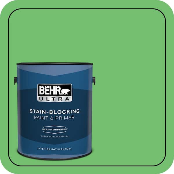 BEHR PREMIUM PLUS #440B-5 Dublin Enamel Interior/Exterior Paint & Primer Color Sample (4)