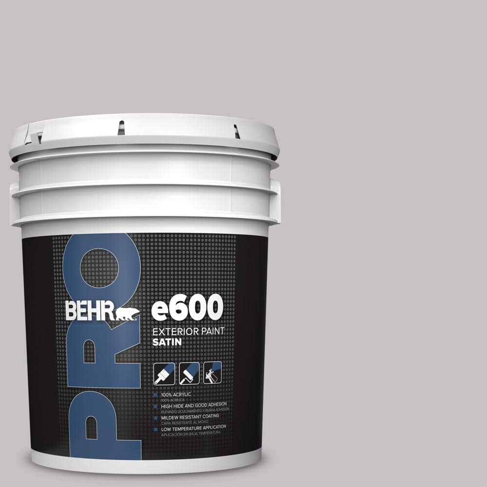 BEHR PRO 5 gal. #MQ5-32 Such Melodrama Satin Exterior Paint