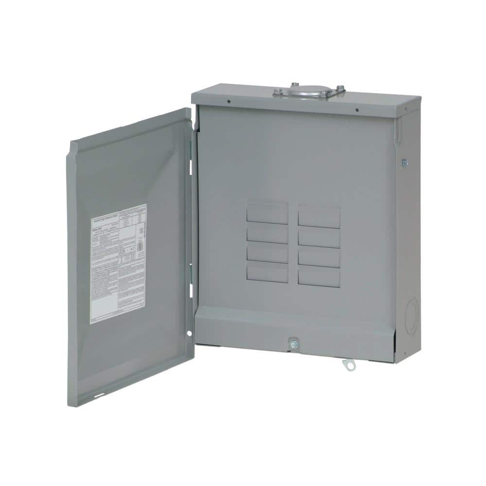 Eaton BR 125 Amp 8-Space 16-Circuit Outdoor Main Lug Loadcenter with Cover (2)
