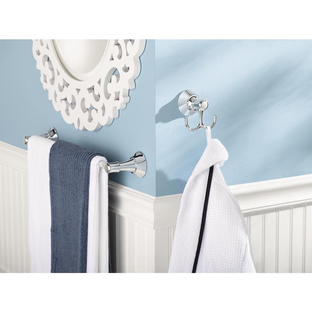 MOEN Ashville Double Robe Hook in Chrome (3)