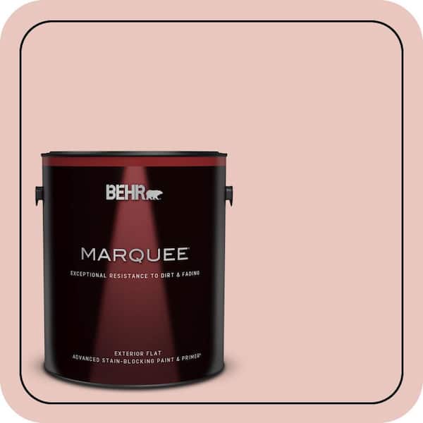 BEHR MARQUEE 1 gal. #S160-1 Iced Cherry Flat Exterior Paint & Primer (2)