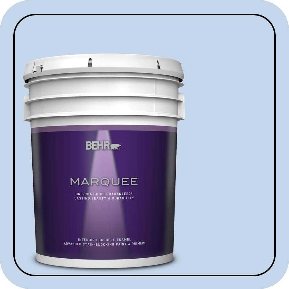 BEHR MARQUEE 5 gal. #580A-3 Rain Song Eggshell Enamel Interior Paint & Primer