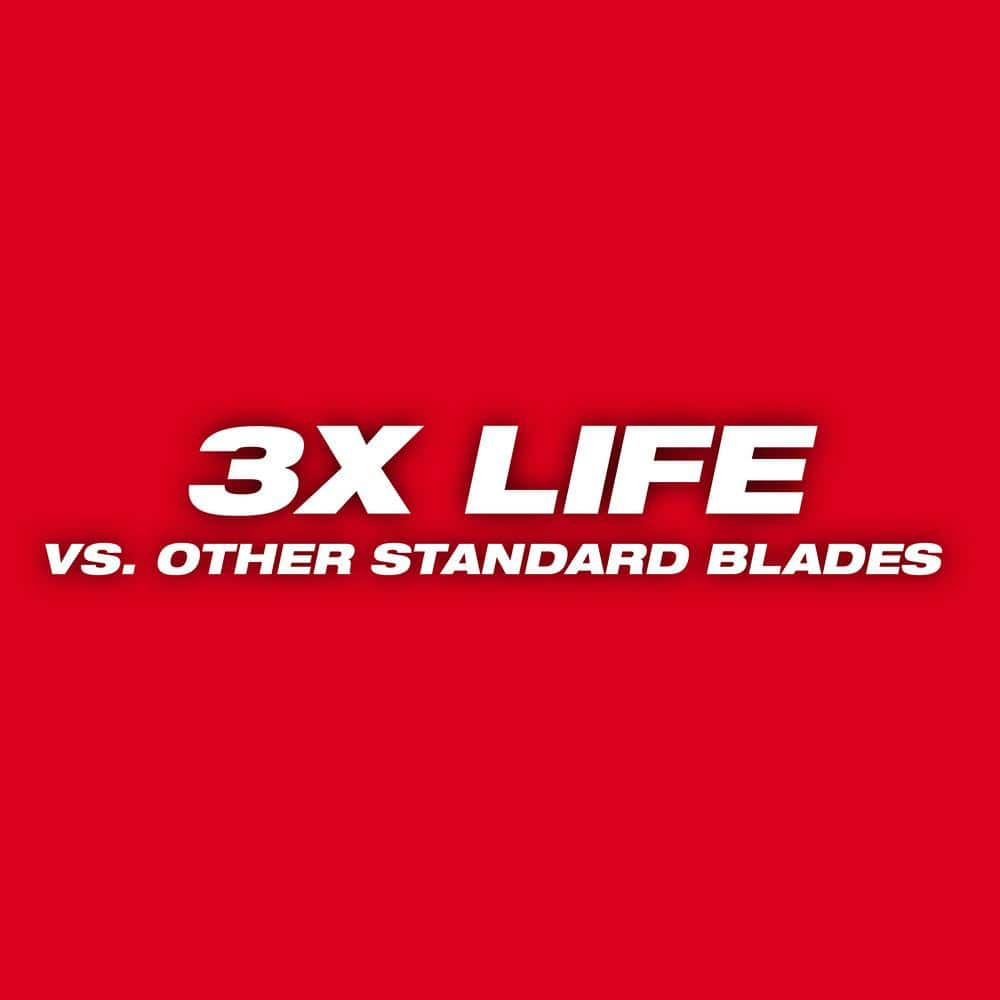 Milwaukee 6 in. 5 TPI Thin Kerf Wood Cutting BiMetal SAWZALL Reciprocating Saw Blades (5-Pack) (2)
