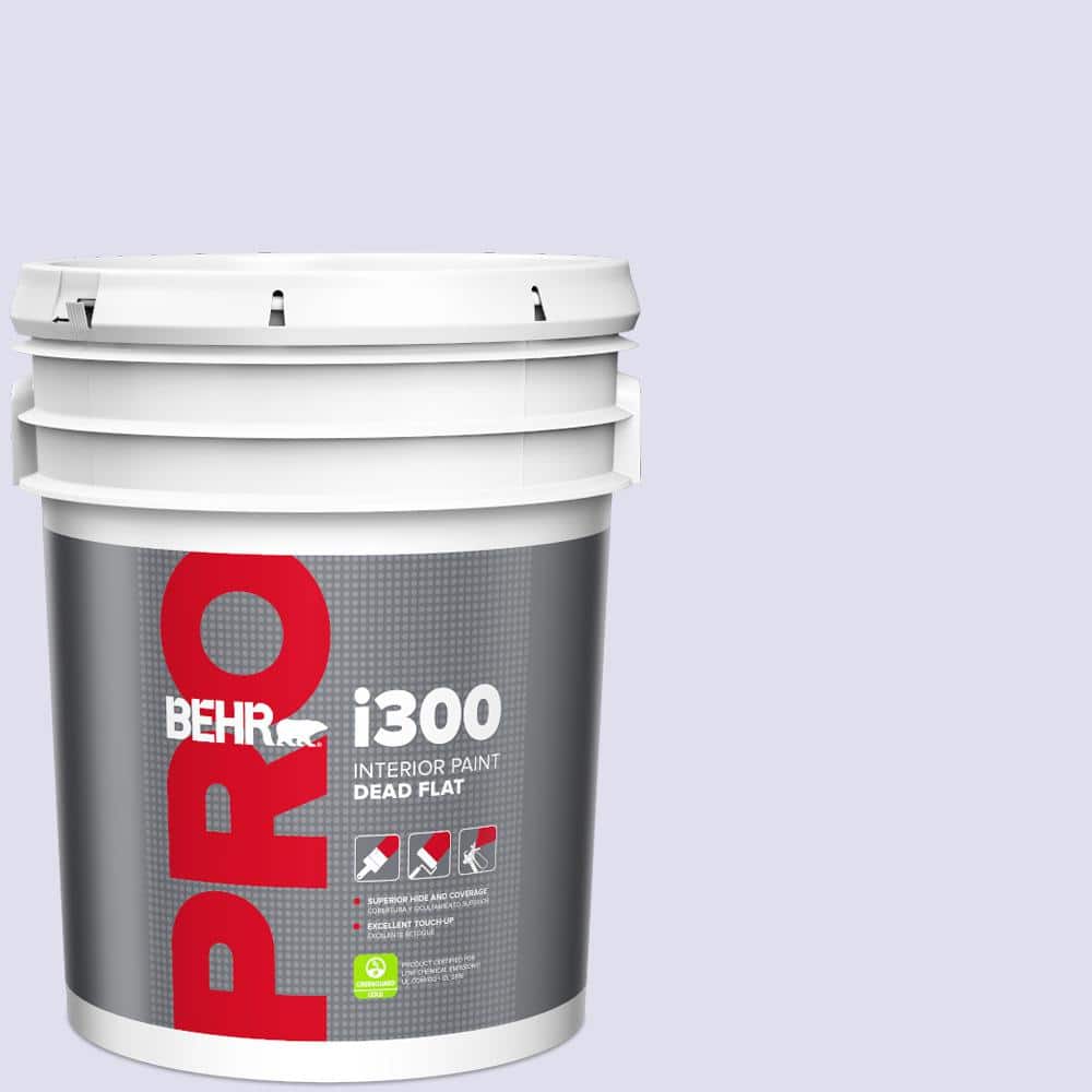 BEHR PRO 5 gal. #P550-1 Imagination Dead Flat Interior Paint