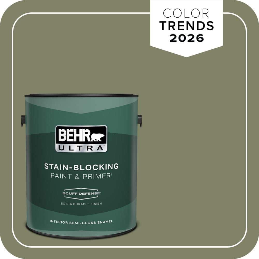 BEHR ULTRA 1 gal. #S380-6 Ecological Extra Durable Semi-Gloss Enamel Interior Paint & Primer