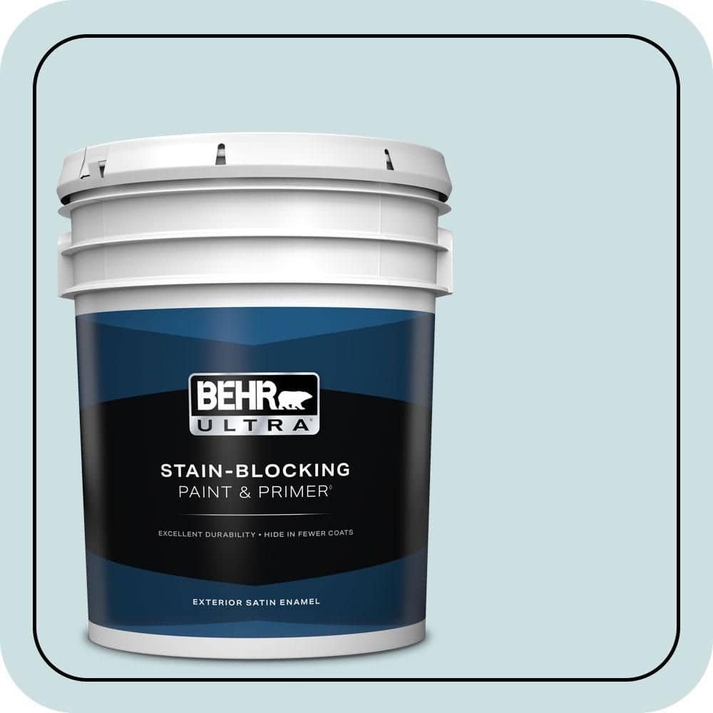 BEHR ULTRA 5 gal. #S450-1 Beach Foam Satin Enamel Exterior Paint & Primer