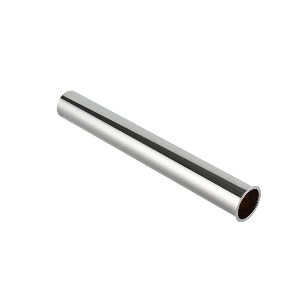 Everbilt 1-1/2in. x 12in. Chrome-Plated Brass Flanged Strainer Sink Drain Tailpiece (1)