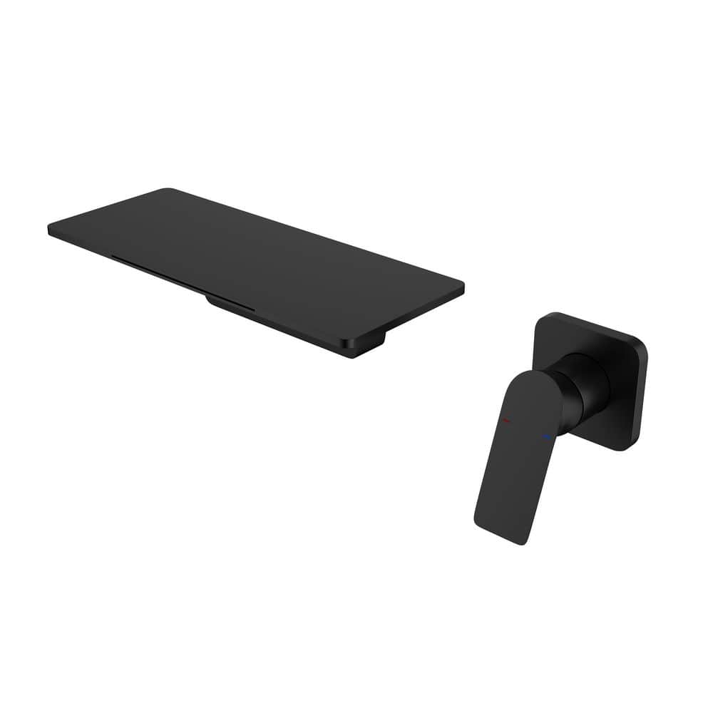BEARSOLIM Waterfall Bathroom Sink Faucet 1 Handle Bidet Faucet with Hotandcold Switch in Black (1)