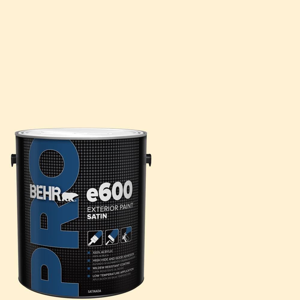 BEHR PRO 1 gal. #ICC-30 Cashmere Sweater Satin Exterior Paint (1)