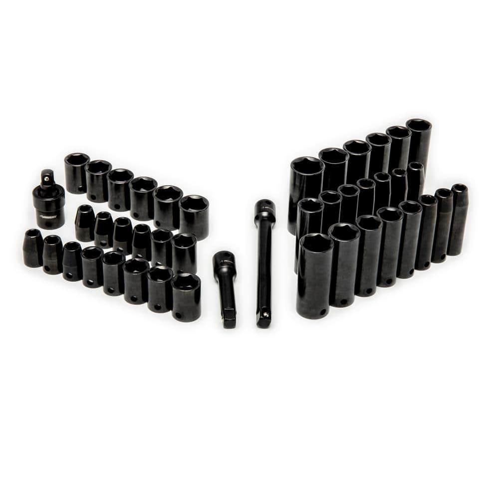 Husky . Drive SAE/Metric 6-Point Impact Socket Set (3)