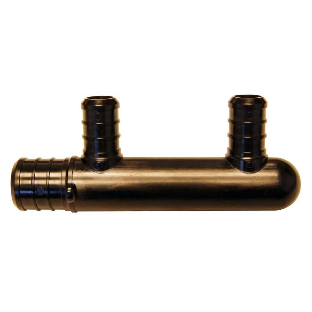 Apollo 3/4 in. x 1/2 in. PEX-B Barb Poly-Alloy 2-Port Closed Manifold