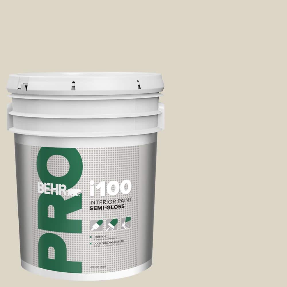 BEHR PRO 5 gal. #N310-2 Arid Landscape Semi-Gloss Interior Paint