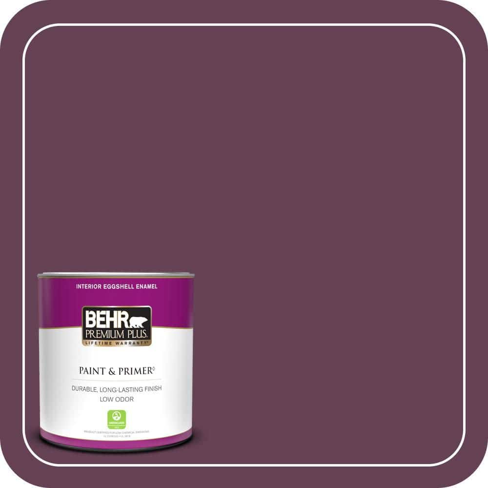 BEHR PREMIUM PLUS #S-G-690 Delicious Berry Enamel Interior/Exterior Paint & Primer Color Sample (1)