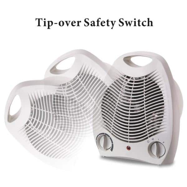 Optimus Electric 750-Watt to 1500-Watt Portable Fan Heater with Thermostat (3)